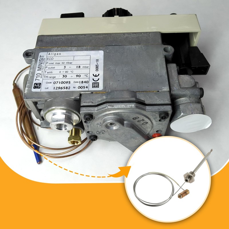 SURIEEN Gas Fryer Temperature Controller Sensor 120-200°C Range Sensor for