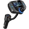 (Upgraded Version) Bluetooth FM Transmitter, Sumind Wireless Radio Adapter Hands-Free