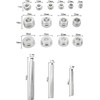 Kuroobaa Bearing Race Seal Driver 17 Pieces