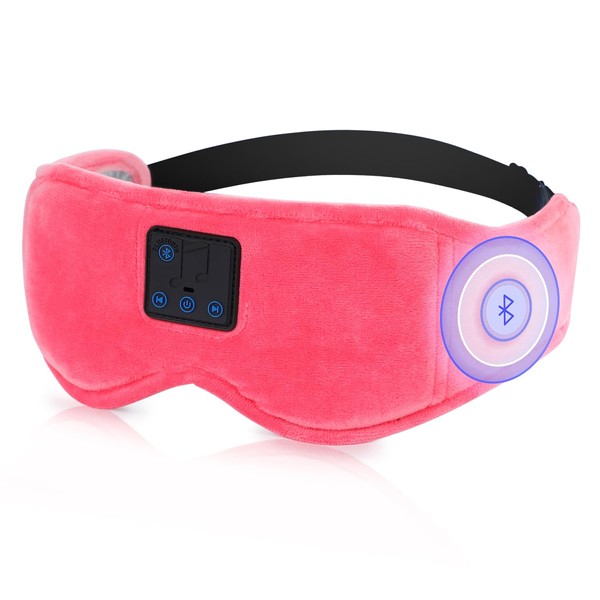 Sleep Mask with Bluetooth Headphones 3D Contour Sleeping Headphones 5.4