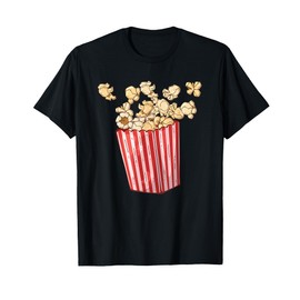 Vintage Popcorn Movie Night Outfit for Popcorn Lovers T-Shirt