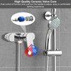 Shower Mixer Tap Single Lever Shower Silver Mixer Tap Shower