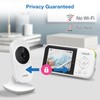 VTech VM819 Baby Monitor with Camera and Audio, 2.8” Screen