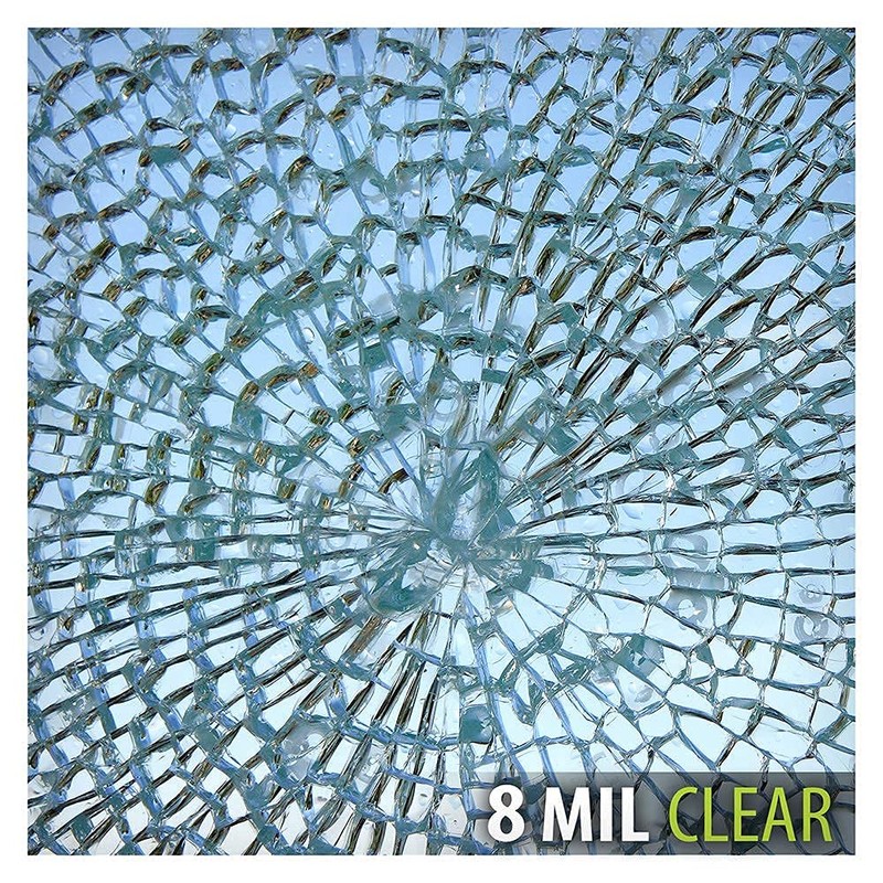 BDF S8MC Window Film Security and Safety Clear 8 Mil