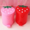 PRETYZOOM Mini Trash Can, Cute Strawberry Trash Can Desktop Rubbish