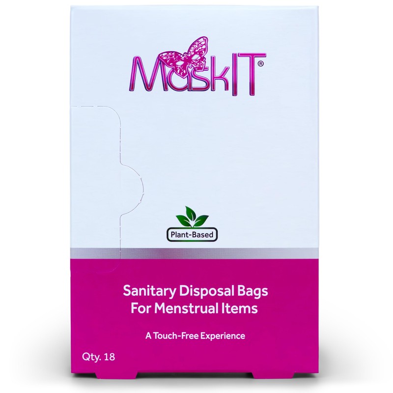 MaskIT Disposal Bags for Pads & Sanitary Napkins, Feminine Hygiene