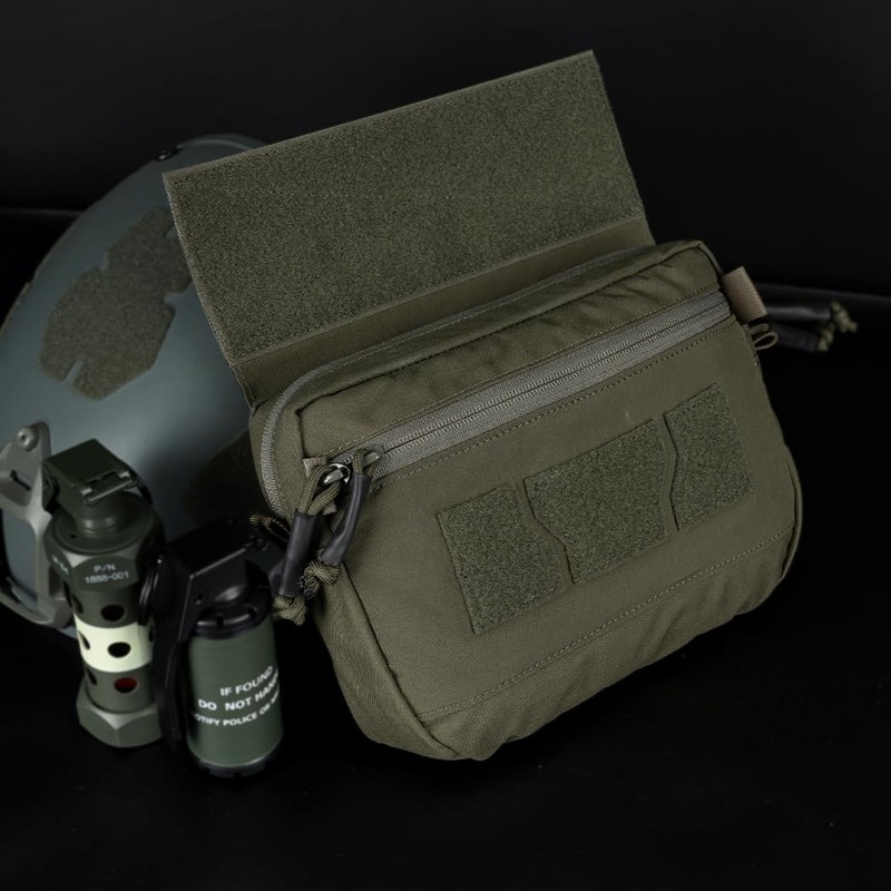 IDOGEAR Tactical Drop Dump Pouch Dangler Pouch Vest Admin Pouch