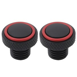 OTOTEC 1 Pair of Hole Plugs for Motorcycle Mirrors M10 x 1.25 for MT07 MT09 MT10 SP for Z900 Z650 Z750 Compatible with Benelli TRK 502 702x Compatible with CB 500x 500F (Red)