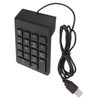 Wired Number Pad 18 Keys Ergonomic USB Plug and Play
