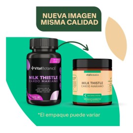 Milk Thistle | Cardo Mariano C 60 Capsulas | Vitalbotanics