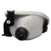 TRQ Driver Side Headlight Assembly H4 Bulb PC Lens Compatible
