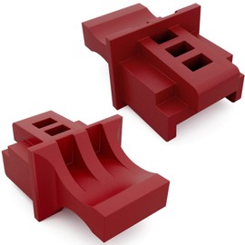 hb-digital 30 Pieces RJ45 Dust Cover Caps LAN Network Sockets Protection Plugs Against Dust Dirt Blanking Plugs for Patch Panel Switch Router Network Socket Cover for Ethernet Connection - Red