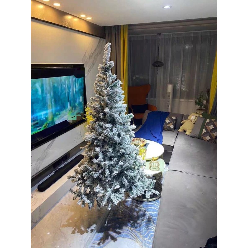 ZHU G Arbol Pino De Navidad Artificial Nevado 1.50 Mt