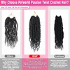 9 Packs Pre-twisted Passion Twist Hair 12 Inch Passion Twist