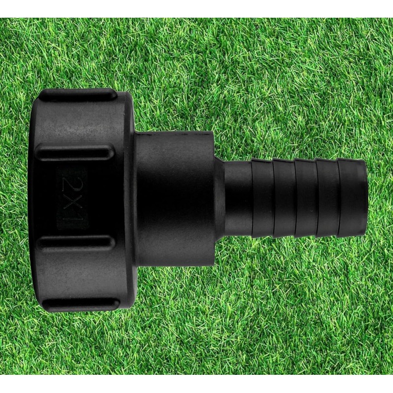 IBC Storage Tank Outlet Adaptor/Connector/hosetail s60x6 coarse Thread-Hose Barb (1"