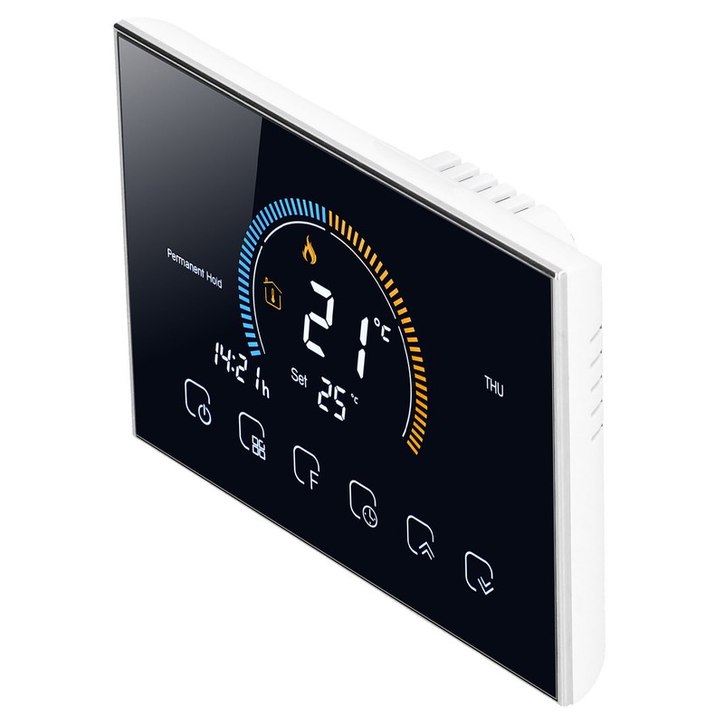 Intelligent Thermostat with LCD Touch Screen Temperature Controller for Home