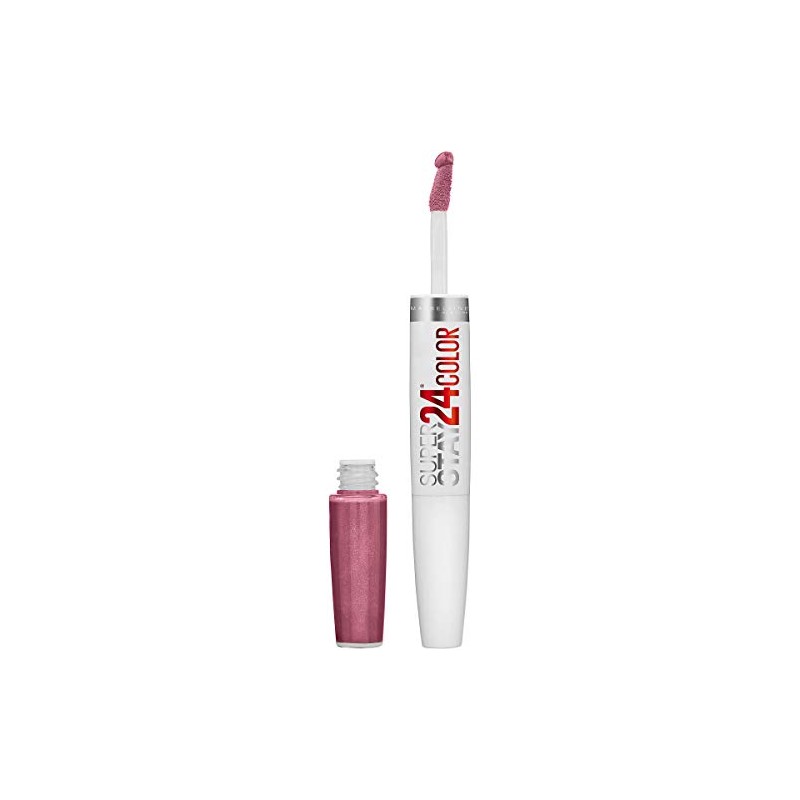 Maybelline SuperStay 24 2-Step Liquid Lipstick Makeup, Perpetual Plum, 1