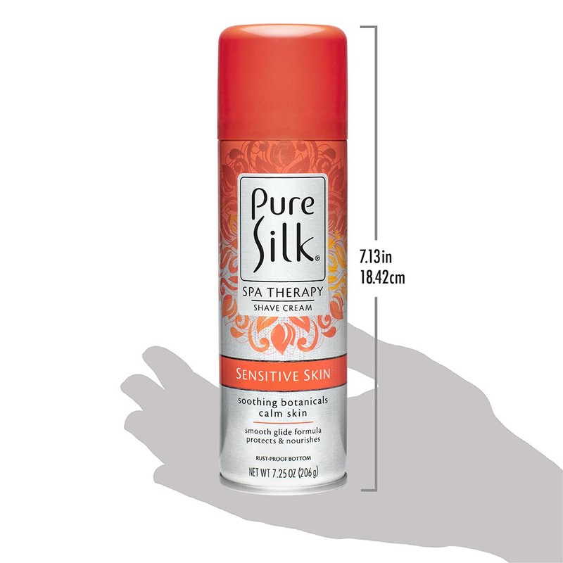 Pure Silk Sensitive Skin Spa Therapy Shave Cream for Women,