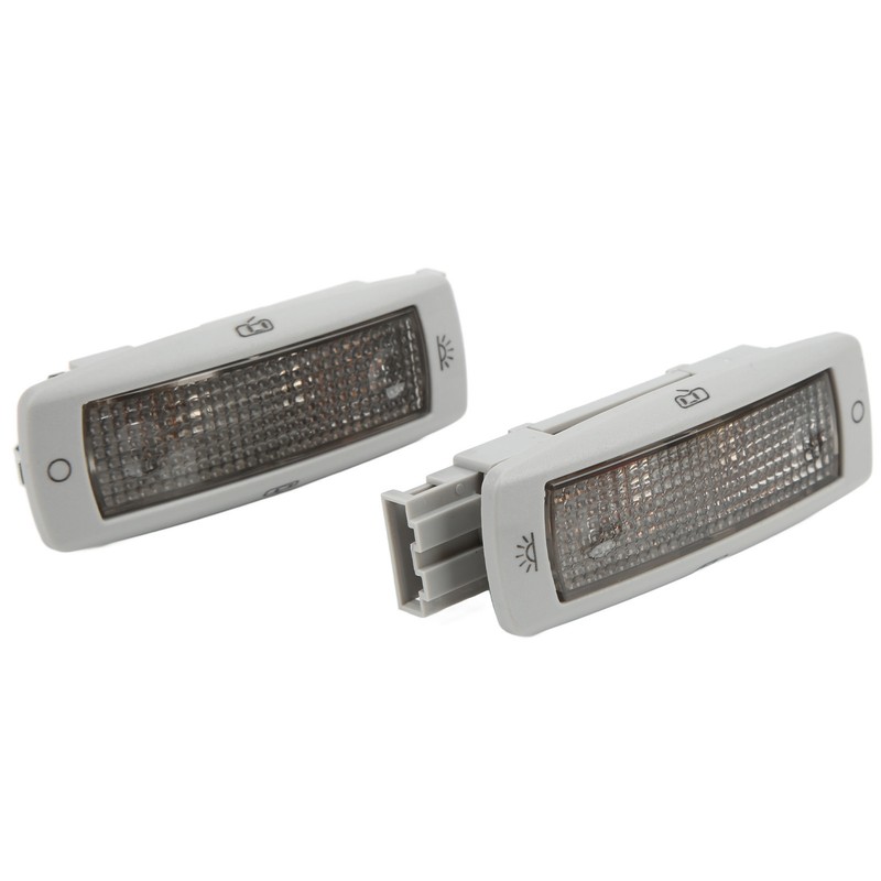 2pcs Rear Reading Dome Light 3B0947291 Gray Shell High Brightness