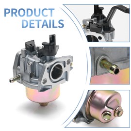 Kurihina Compatible with 6.5HP 196cc Carburetor with Accessories For DuroStar 208cc 212cc DS4400 DS4400E DS4000S DS4400S Portable Generator For XP3500 GP3250 MX4500 XP4400