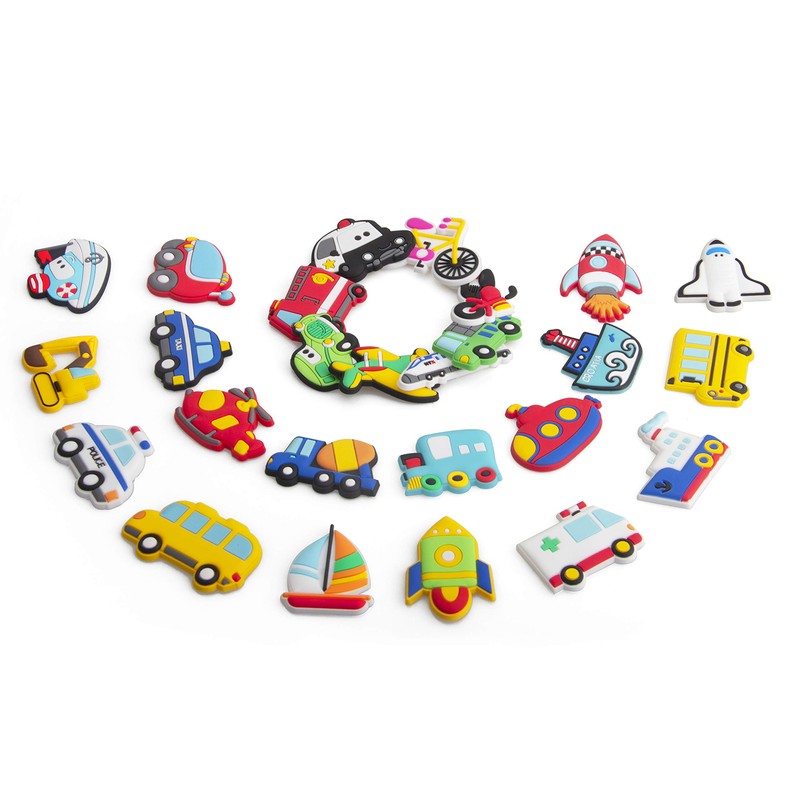 WISESTAR Fridge Magnet 26PCS Traffic Magnet Magnet Magnetic Rubber Ship