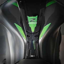 labelbike Tank Pad Sticker 3D Motorcycle Protection Compatible with Kawasaki Z1100 2026 Colour: Green
