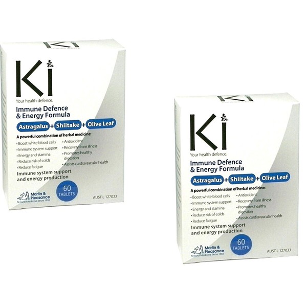 2 x 60 tablets MARTIN & PLEASANCE Ki Immune Defence & Energy Formula