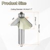 sourcing map 45 Degree Chamfer Router Bit 1/2 Inch Shank