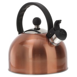 iplusmile 1pc Stainless Steel Whistling Kettle with Heat-Insulated Handle Water Heating Kettle for Induction and Gas Stoves Random Color