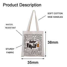 MNIGIU Fiddler on Roof Broadway Musical Encouragement Quote Tote Bag Fiddler on Roof Musical Lover Gift Fiddler on Roof Merchandise (Fiddler Tote), Medium
