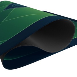 Bullets Playing Cards - Paulie-Poker Layout - Table Top Mat 45" x 25" - Deluxe Playing mat for Casino Night - Green