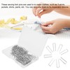 200Pcs Fork Pins U Shaped Stainless Steel Sturdy Durable Wide