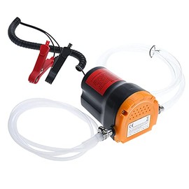 Amarine Made 12V 80W Oil Change Pump Extractor, Oil/Diesel Fluid Pump Extractor Scavenge Oil Change Pump Transfer Suction Transfer Pump with Tubes Truck Rv Boat ATV