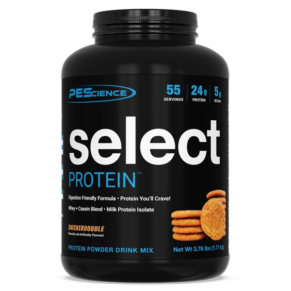 PEScience Select Protein Powder, Whey and Casein Blend, Clean Protein