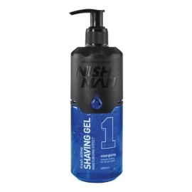 S-Shaving Gel Nish Man Fresh Activ Energizing 400ml Azúl