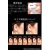 Seiya International Ring Hoop Earrings, Unisex, Korean, Both Ears, 18G,