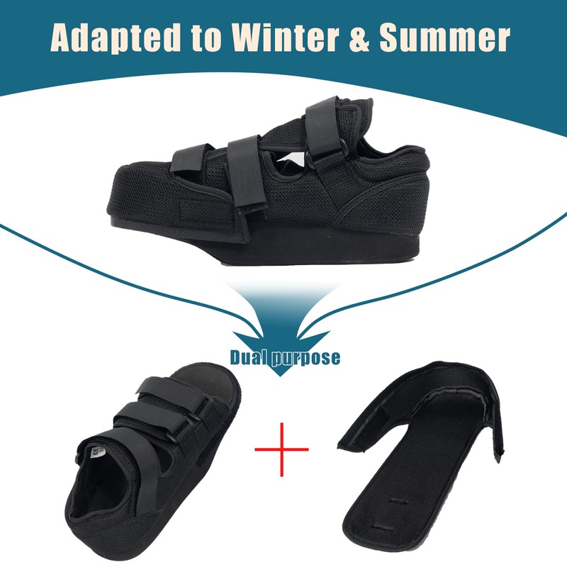 GHORTHOUD Sporty Footrest Shoe with Forefoot Protection - Closed Toe