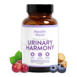 Vitaminas Salud Urinaria Con Cranberry Y D-manosa 60 Cáps Hh Sin Sabor
