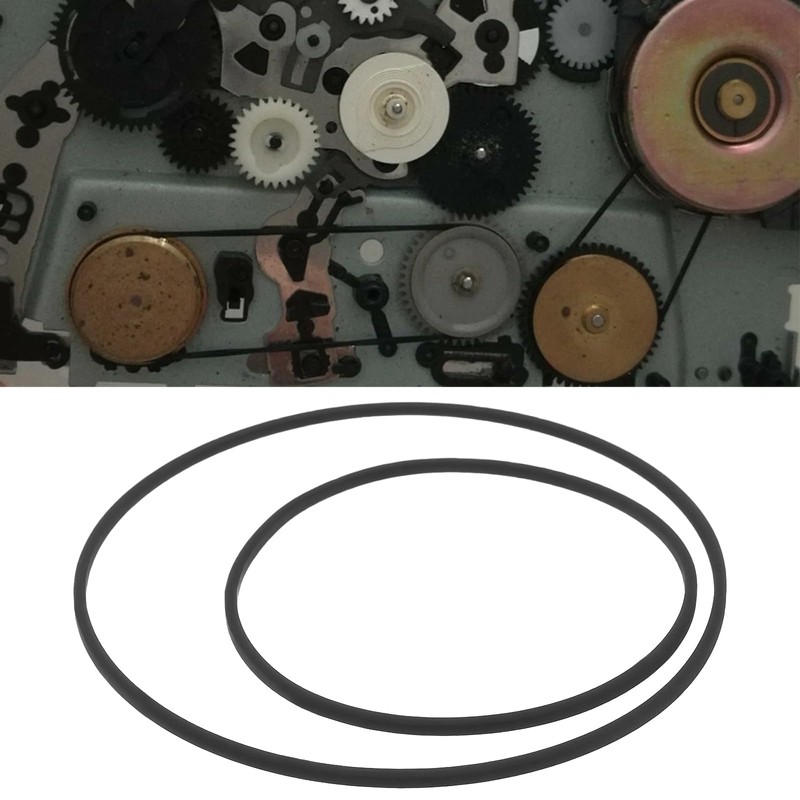 VGOL Pack of 4 replacement belts for cassette players, replacement