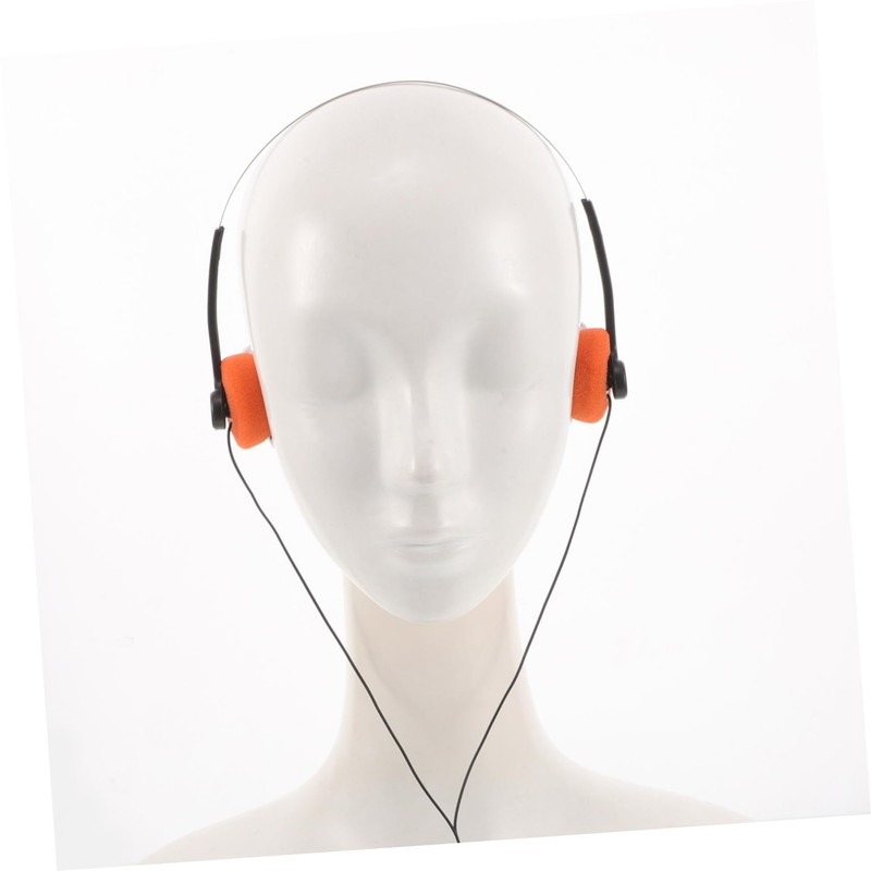 TEHAUX Lightweight Retro Ear Headphones for Students with Adjustable Headband