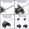 HOWDIA 2 Pcs - Drawer Lock Cabinet Locks with Keys,