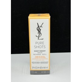 Yves Saint Laurent YSL Pure Shots Night Reboot Serum Recharge / Refill 1 oz NIB