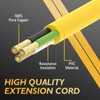 TOOLIOM 30A 10AWG 20FT Welder Extension Cord 6-50P to 6-50R