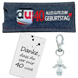 Hülle Filz Geschenke für duplo Schokolade | 40 Geburtstag, 40 Geburtstag Deko, Coole Geschenkideen 40. Geburtstag, 40. Geburtstag Mädchen, 40. Geburtstag Junge, 40. Geburtstag I ohne Schokolade