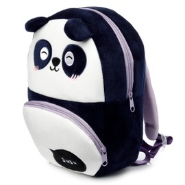 Puckator Adoramals Susu the Panda Plush Rucksack Backpack - Children's Backpacks - Small Luggage Bag - Travel Backpack - Backpack For School - Toddler Kids Backpack - Cute Bags - Nursery Backpack