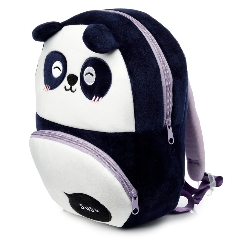 Puckator Adoramals Susu the Panda Plush Rucksack Backpack - Children's