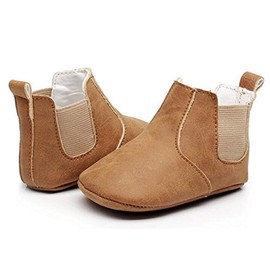 Winter Baby Girls Boys Booties Baby Moccasins Shoes Sofe Sole First Walkers Infant Baby Boots (6-12 months/4.72inch, brown)