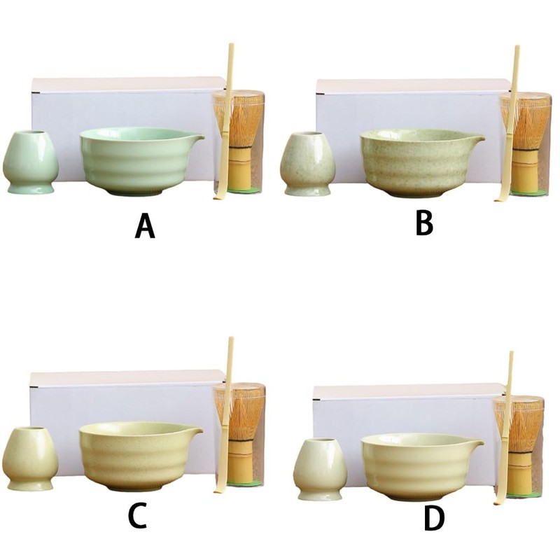 BEALIFE Complete Matcha Tea Ceremony Kit 4 Pcs Includes Matcha