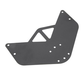 Gasoline Pack Mount Plate, Door Hinge Mount Bracket Gasoline Locking Pack Mount Set Replacement for Wrangler JK JKU JL JLU