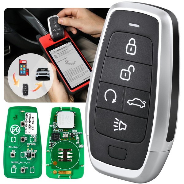 Autel MaxiIM IKEYAT005BL Universal Programmable Remote Control 5 Buttons OBD